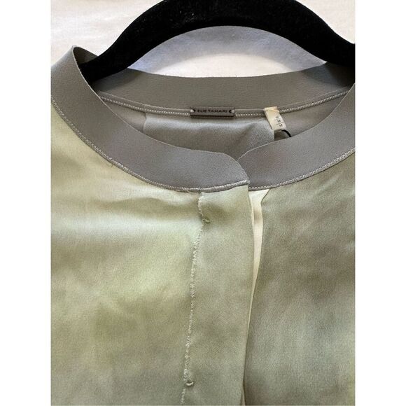 NWT Elie Tahari LEDA Silk BLOUSE Size M - Picture 7 of 11